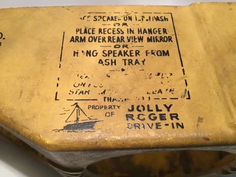 Jolly Roger Drive-In Theatre - Old Speakers (newer photo)